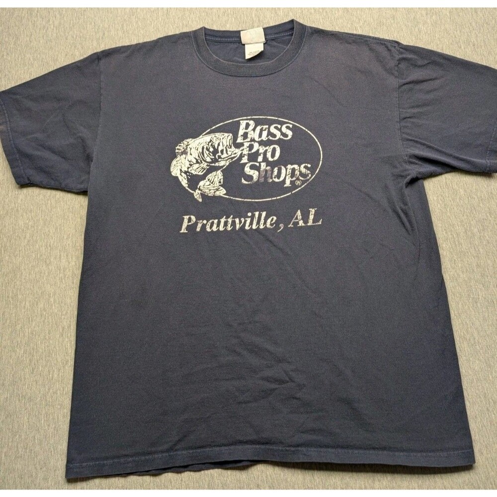 Prattville AL BASS PRO SHOPS MENS COTTON BLUISH Blue T SHIRT SZ XL